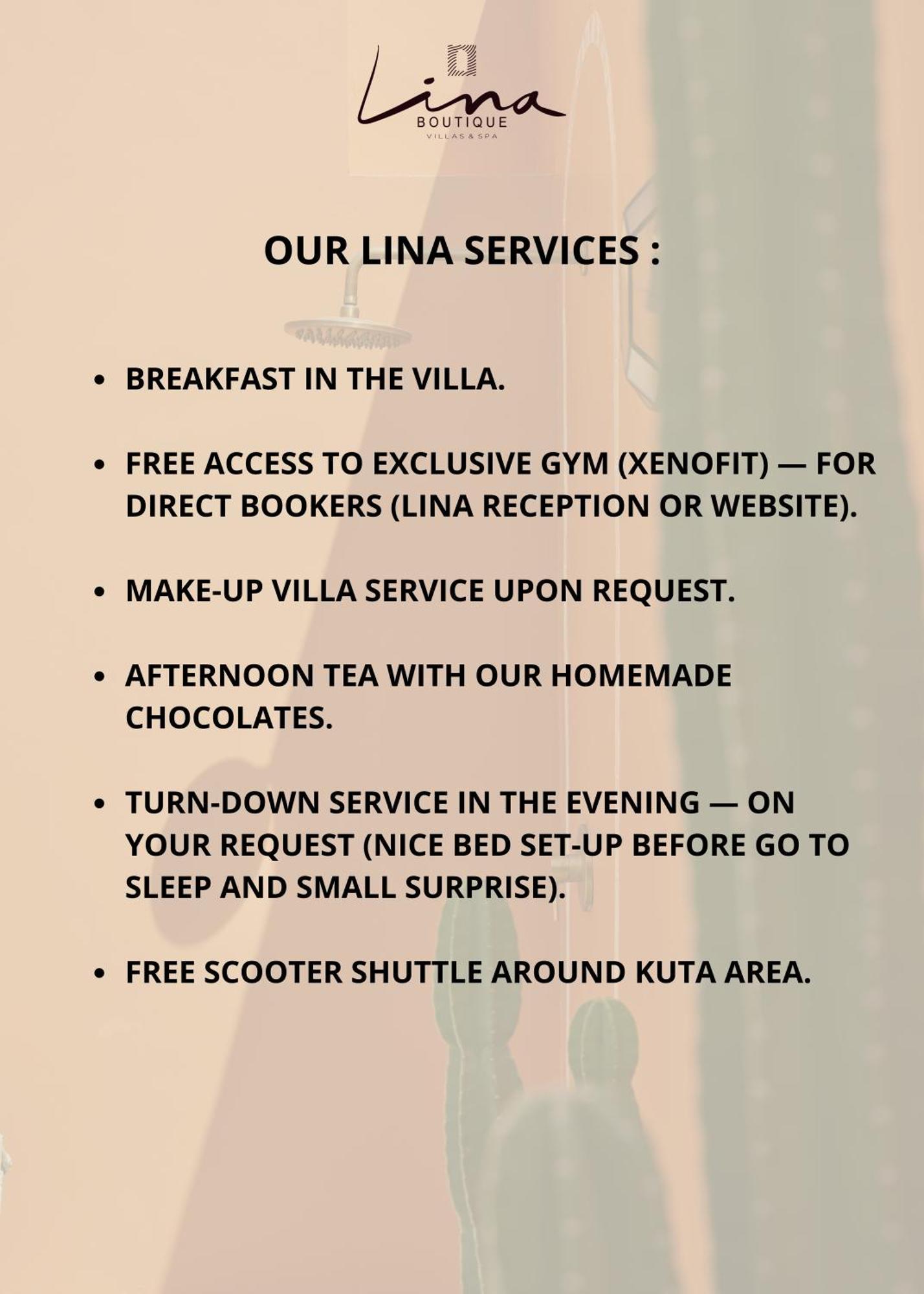 Lina Boutique Villas And Spa Kuta  Екстериор снимка